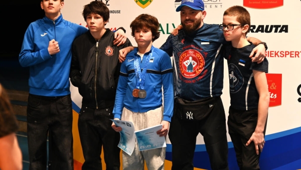 Võru spordikooli / maadlusklubi Pütsep maadlejad. Foto: JAANEK LIPS